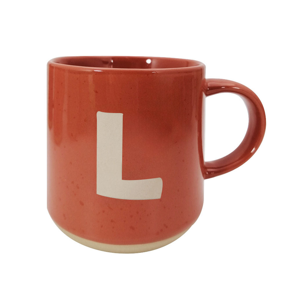 Taza Letra L Rojo