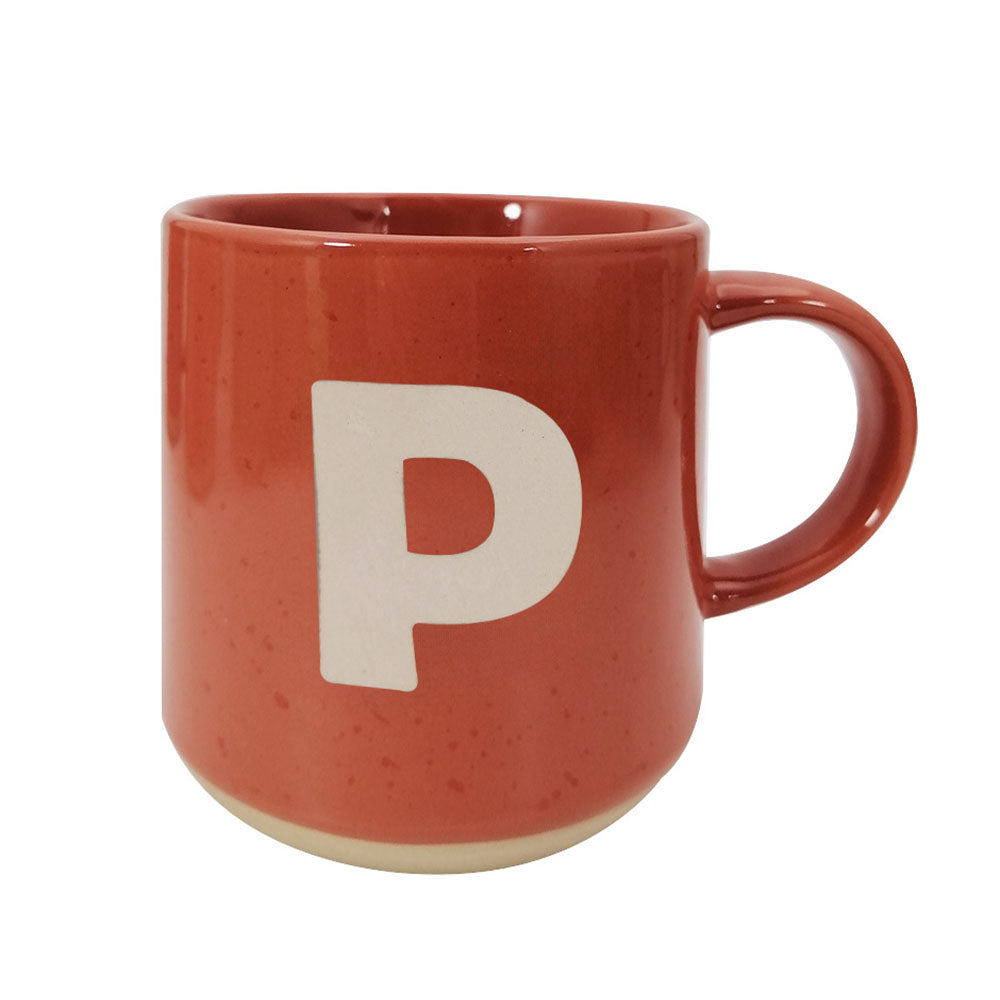 Taza Letra P Rojo