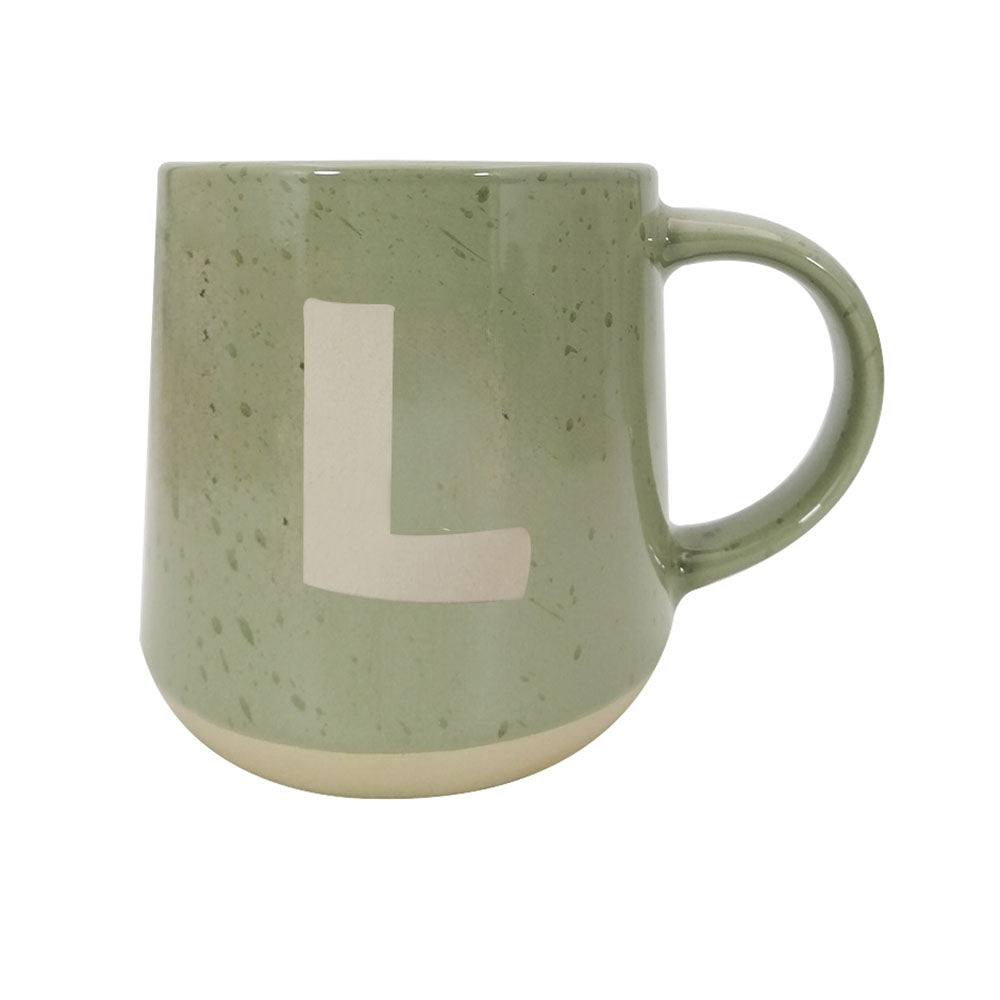 Taza Letra L Verde