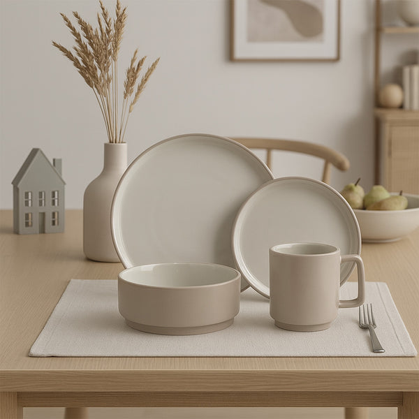 Vajilla Cerrada Nacar