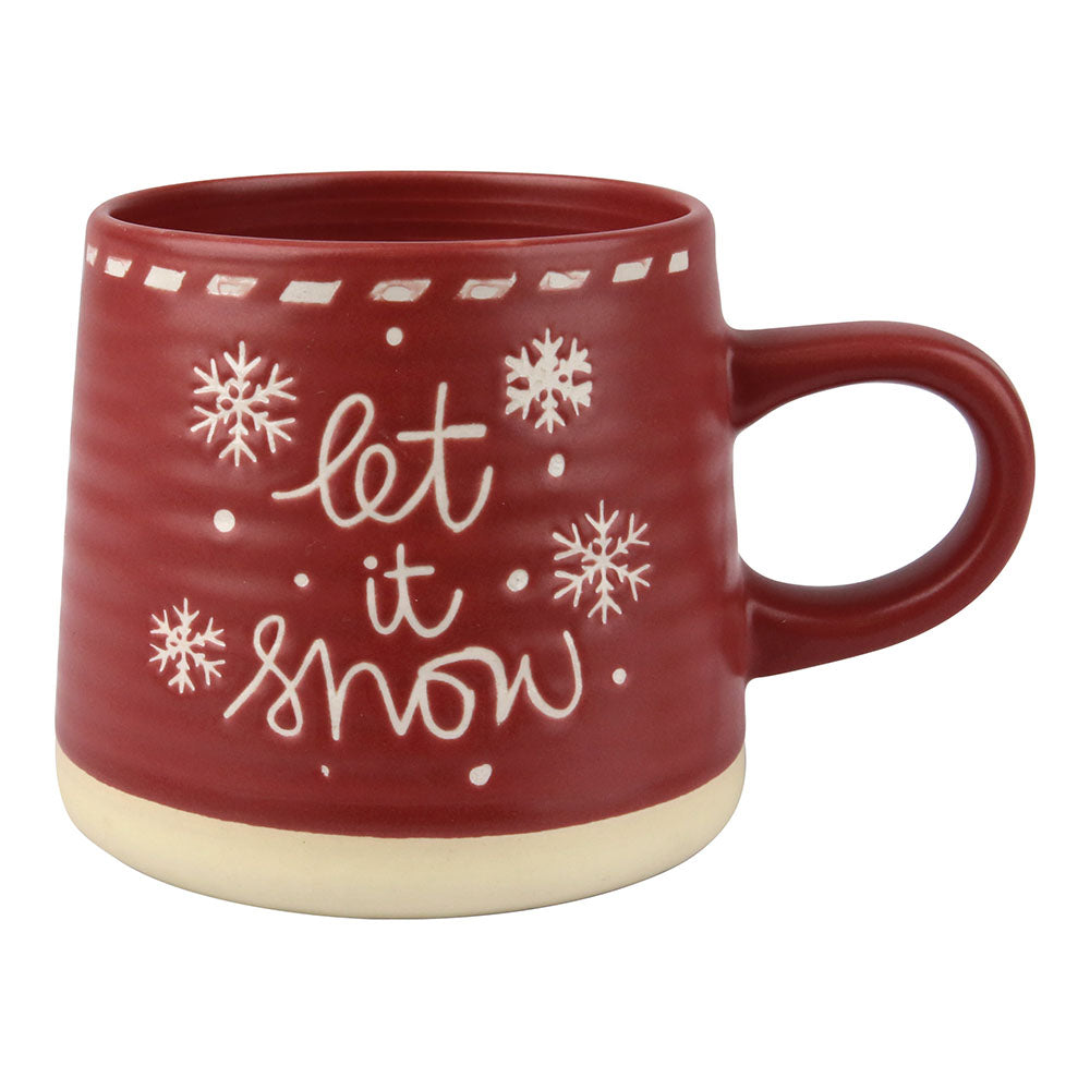 Taza Navideña Rojo Blanco