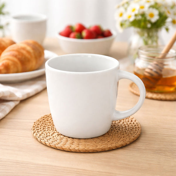 Taza Cerámica Blanca