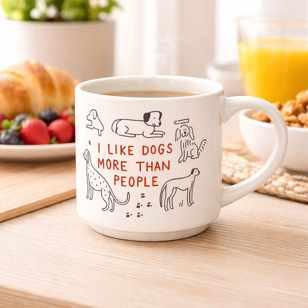 Taza Blanca 520ml Animales