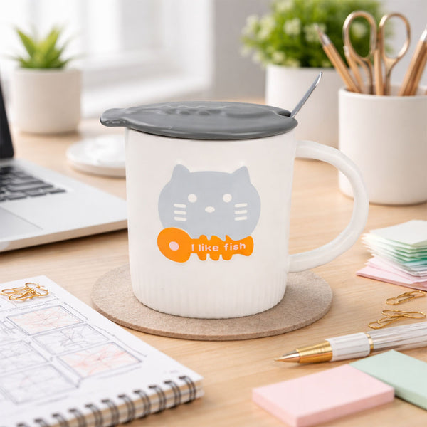 Taza Gatito Naranja