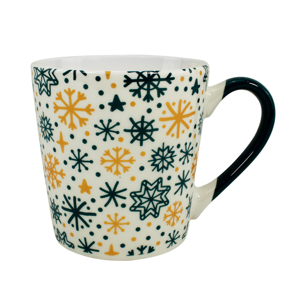 Taza Navidad Copos de Colores