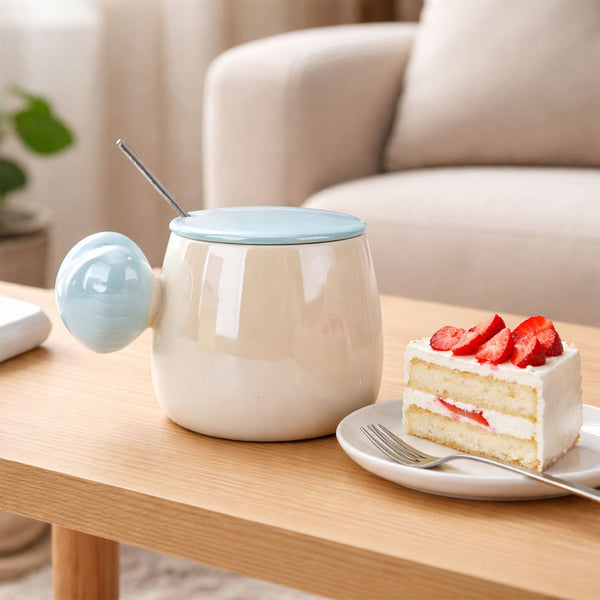 Taza Corazón Torn Azul