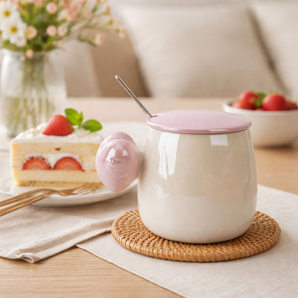 Taza Corazón Torn Morado