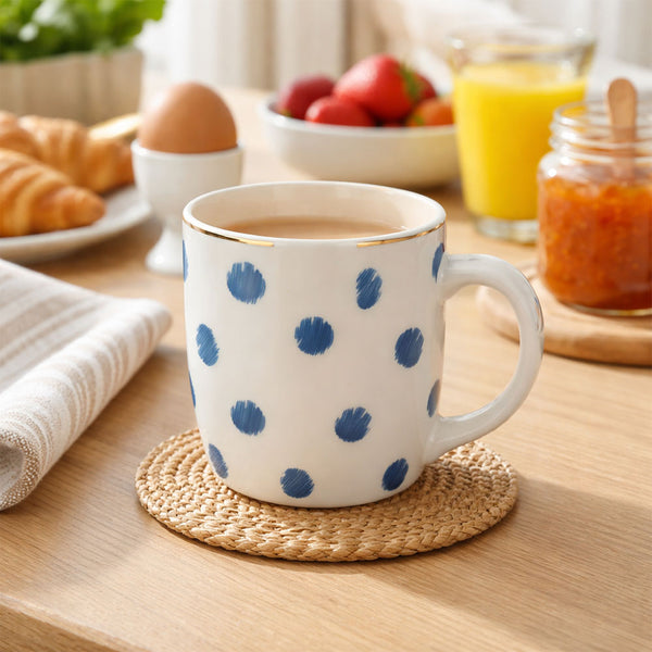 Taza Círculos Blanca