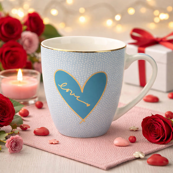 Taza Corazón Azul