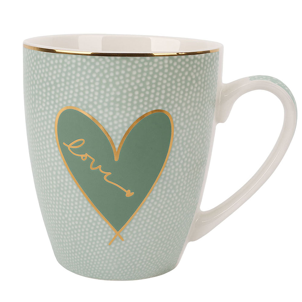Taza Corazón Verde