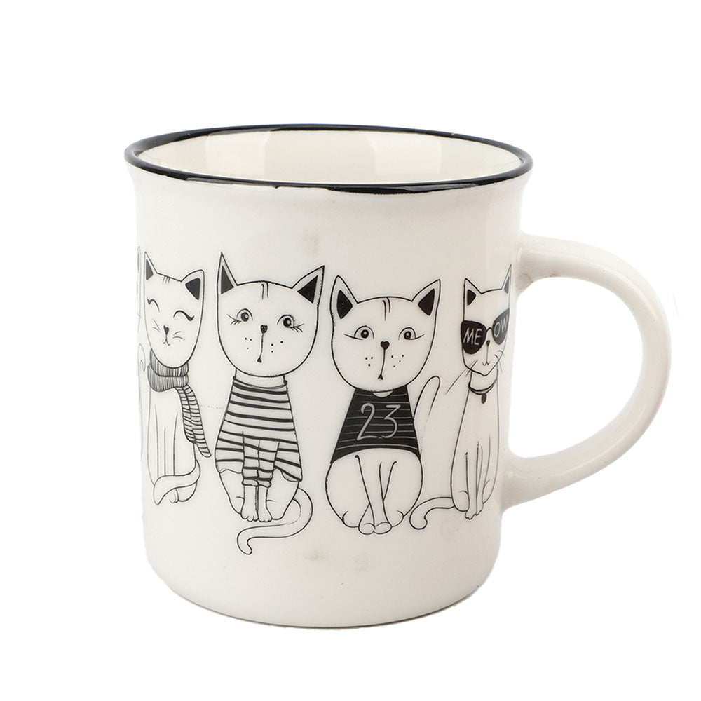 Taza Gatos Blanco