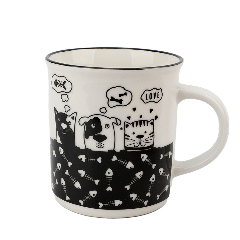 Taza Perritos y Peces