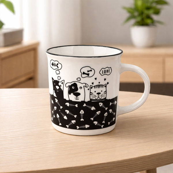 Taza Perritos y Peces