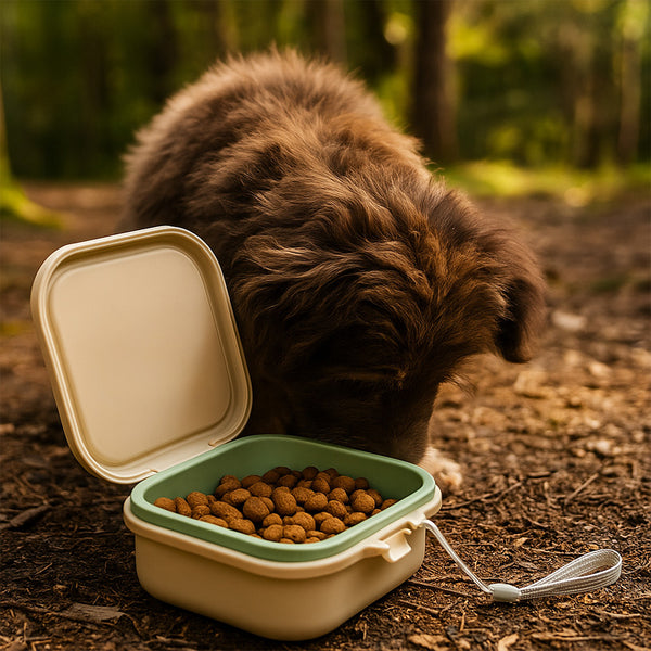 Plato portatil para mascota Sol