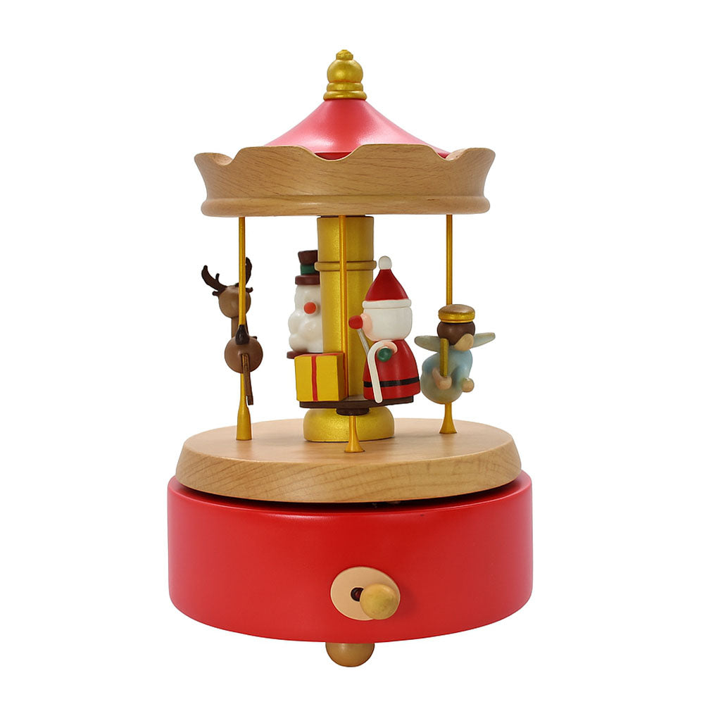 Caja Musical Carrusel Noel